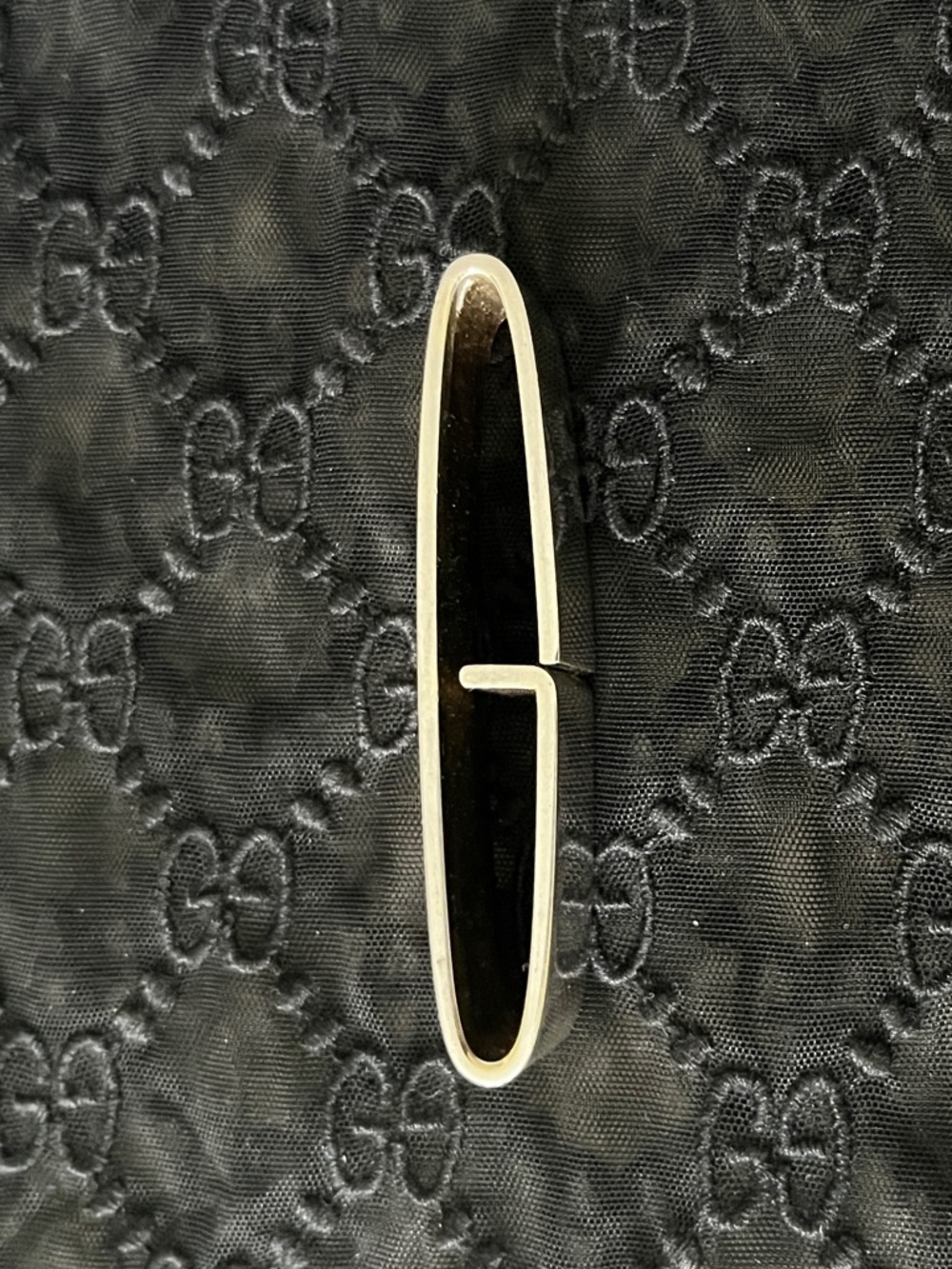 Gucci Vintage Sterling Silver 925 Pendant Heavy 70.4g (mid-80s era) 3” length